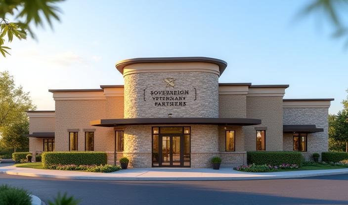 Exterior view of Sovereign Veterinary Partners clinic in Bristol
