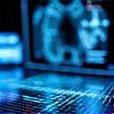 Close-up of digital imaging screen